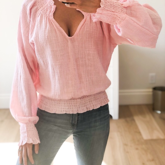 NANTUCKET Pink Long Sleeve Top - Picture 3 of 6